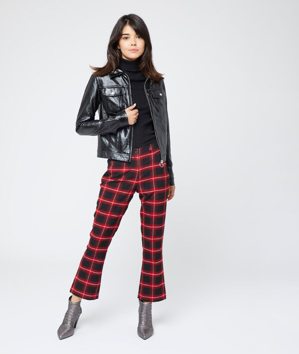 Blouson de biker vernis Blouson de biker vernis