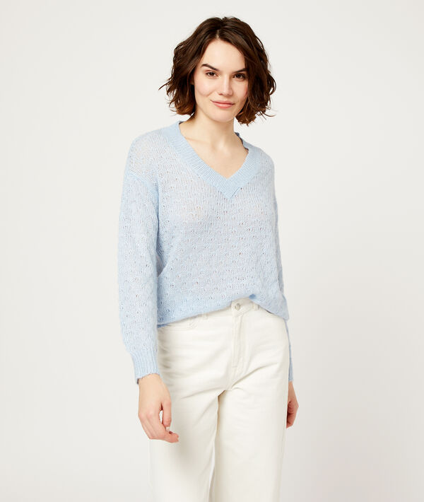Pull en maille pointelle Pull en maille pointelle
