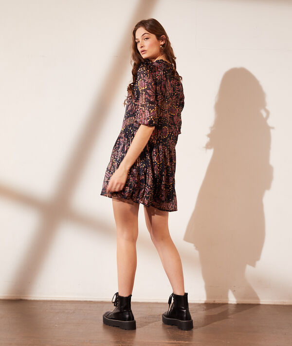 Robe imprimé fleuri 2 en 1 - brassière intégrée Robe imprimé fleuri 2 en 1 - brassière intégrée
