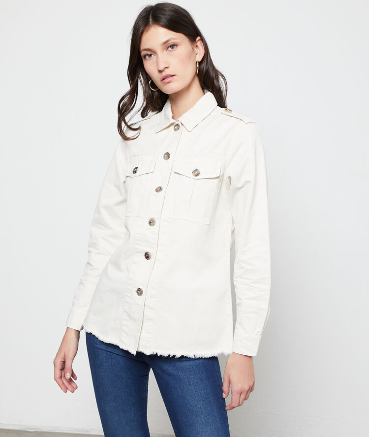 Veste surchemise white.