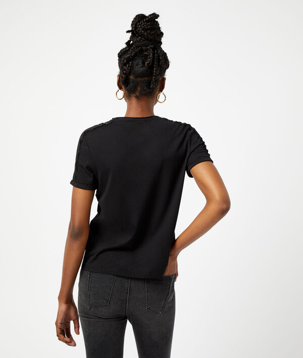T-shirt détails guipure T-shirt détails guipure