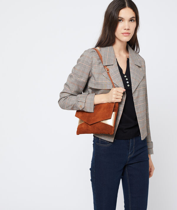Sac pochette effet daim Sac pochette effet daim