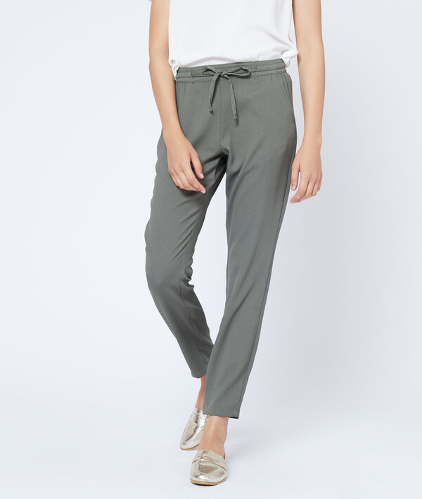 Pantalon carotte ceinturé Pantalon carotte ceinturé