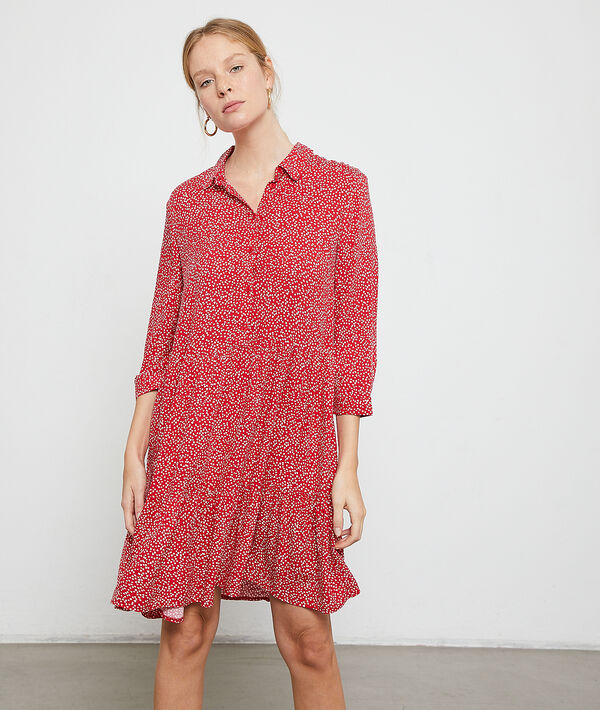 Robe chemise motifs coeur Robe chemise motifs coeur
