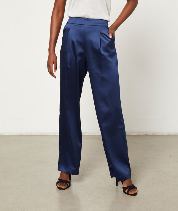 Pantalon large satiné Pantalon large satiné