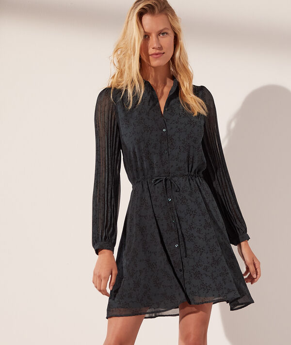Robe chemise fluide imprimée Robe chemise fluide imprimée