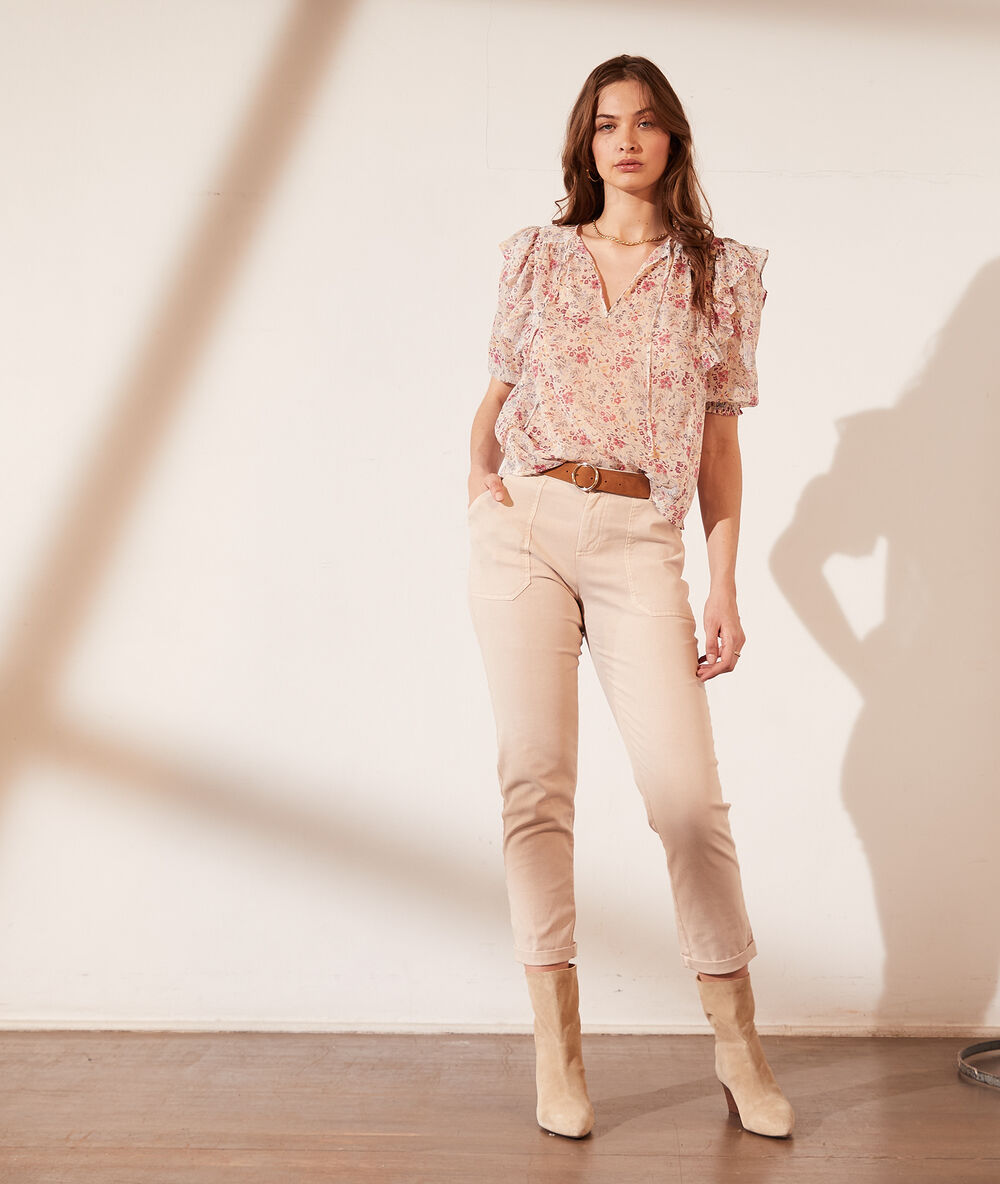 Pantalon cargo sable.