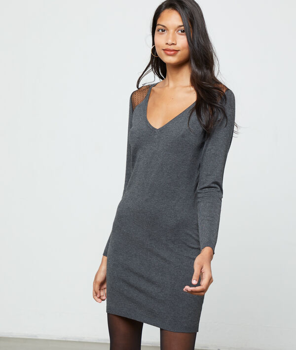 Robe pull dos guipure Robe pull dos guipure