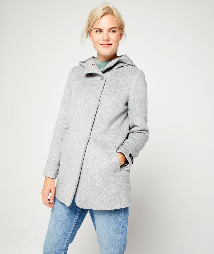 Manteau à capuche souris.