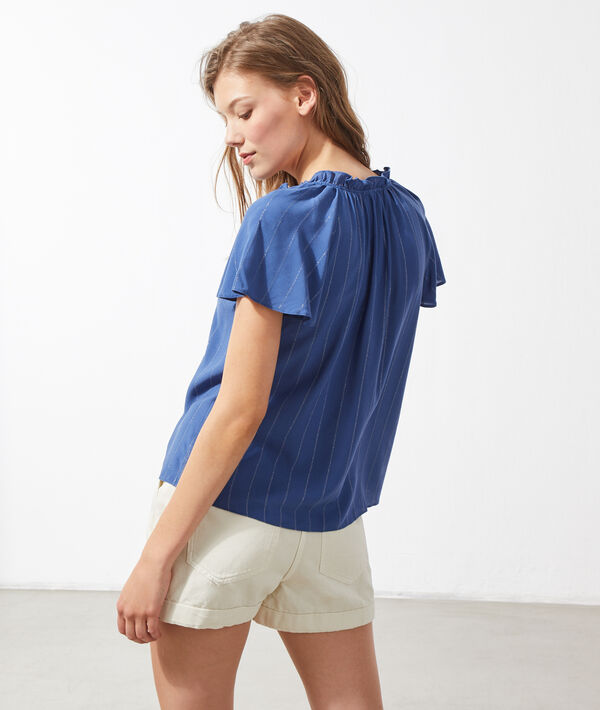 Blouse rayée à nouer Blouse rayée à nouer