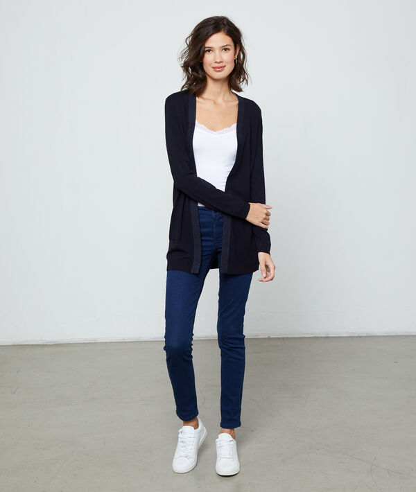 Gilet long en maille fine Gilet long en maille fine