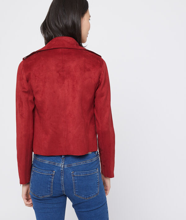 Veste de biker effet daim Veste de biker effet daim