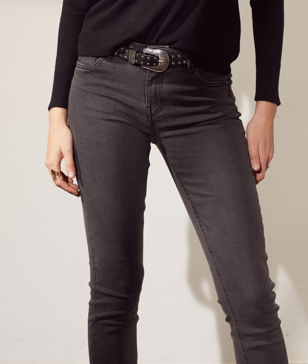 Jean slim anthracite.