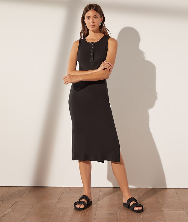 Robe midi côtelée Robe midi côtelée