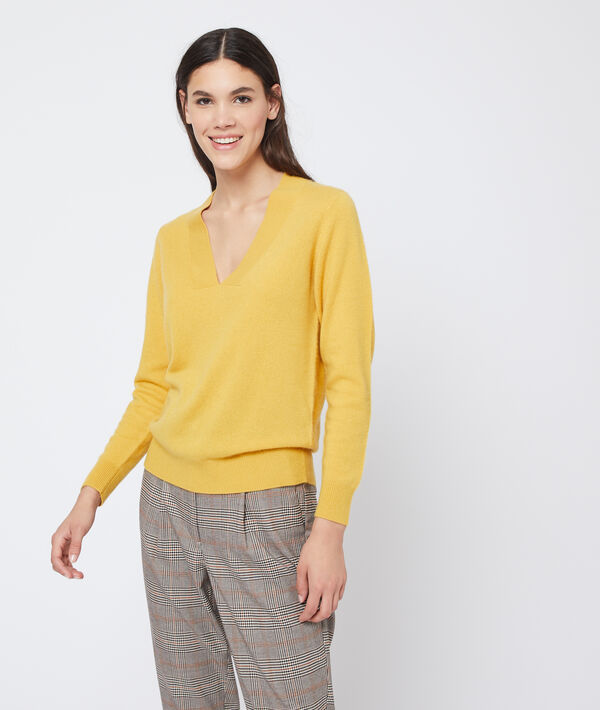 Pull col v en cachemire Pull col v en cachemire