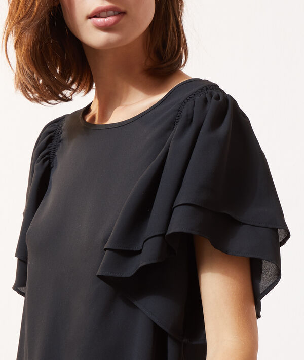 Blouse manches à volants Blouse manches à volants
