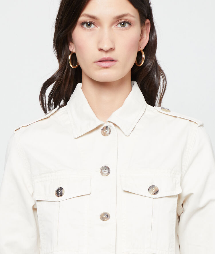Veste surchemise white.