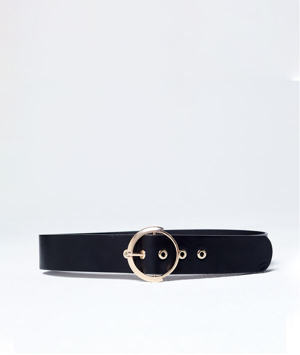 Ceinture large à boucle - PAULINE - 85cm - Noir - Femme - Etam