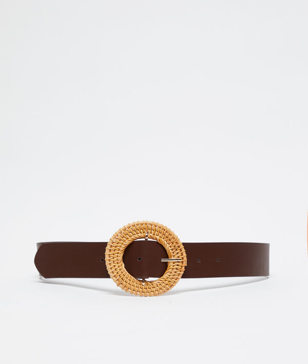Ceinture large à boucle tressée Ceinture large à boucle tressée
