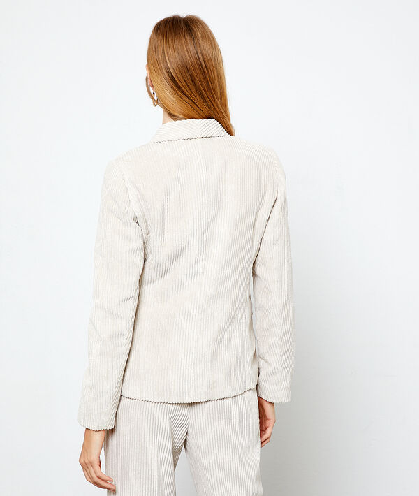 Veste de tailleur en velours côtelée Veste de tailleur en velours côtelée