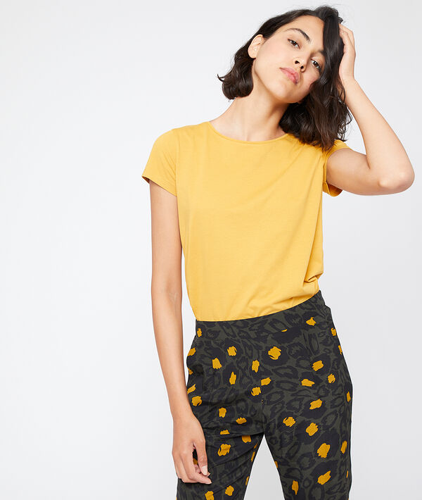 T-shirt col rond en coton T-shirt col rond en coton