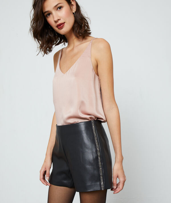 Short en similicuir Short en similicuir