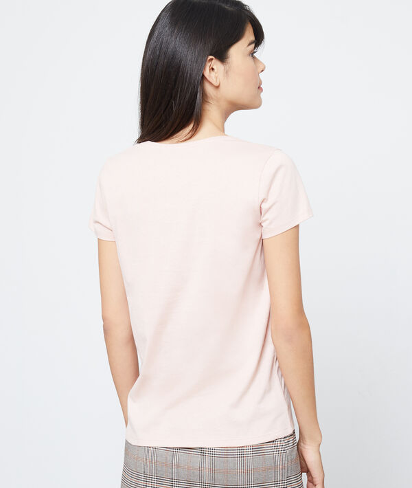 T-shirt col v en coton T-shirt col v en coton