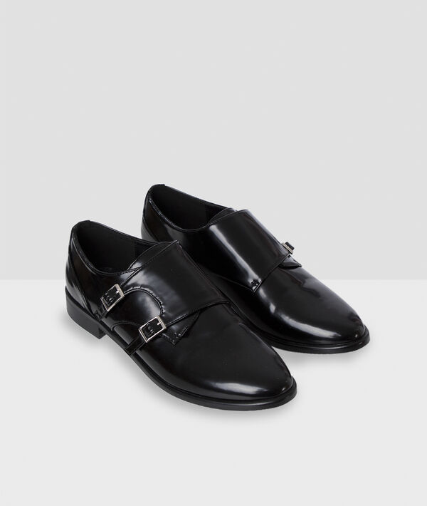 Derbies vernies à boucles Derbies vernies à boucles