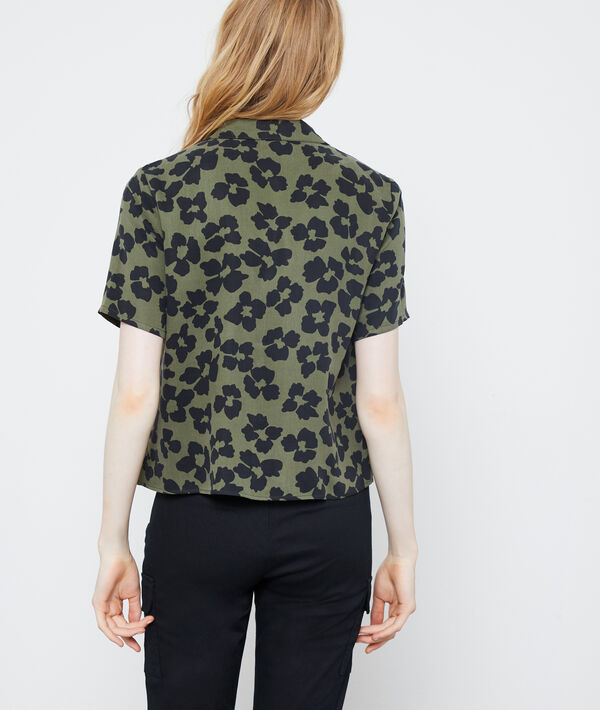 Chemisier imprimé fleuri en tencel® Chemisier imprimé fleuri en tencel®