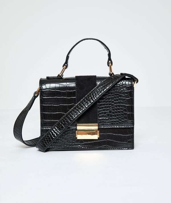 Sac cartable effet croco Sac cartable effet croco