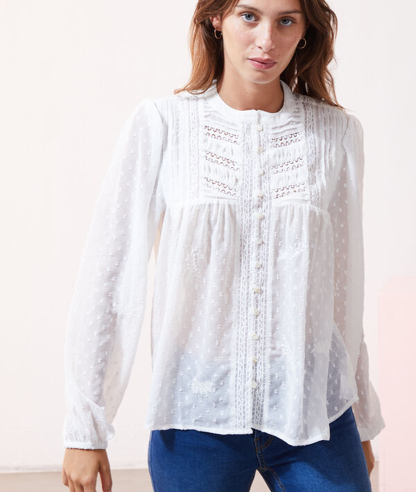 Blouse en plumetis Blouse en plumetis