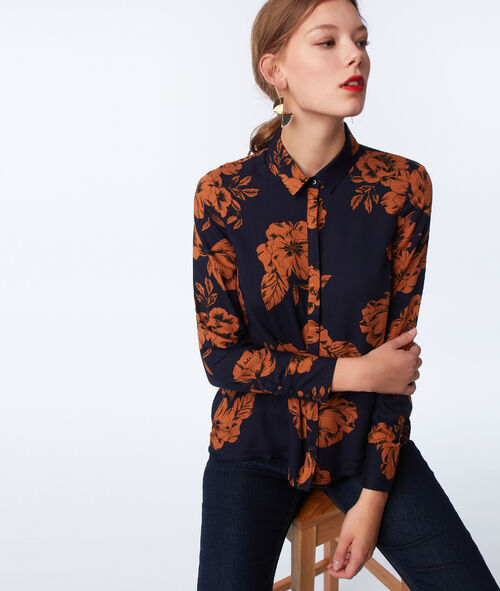 Chemise à imprimé floral