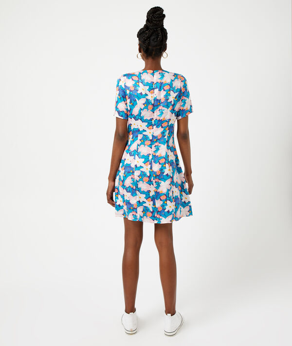 Robe boutonnée imprimé fleuri Robe boutonnée imprimé fleuri