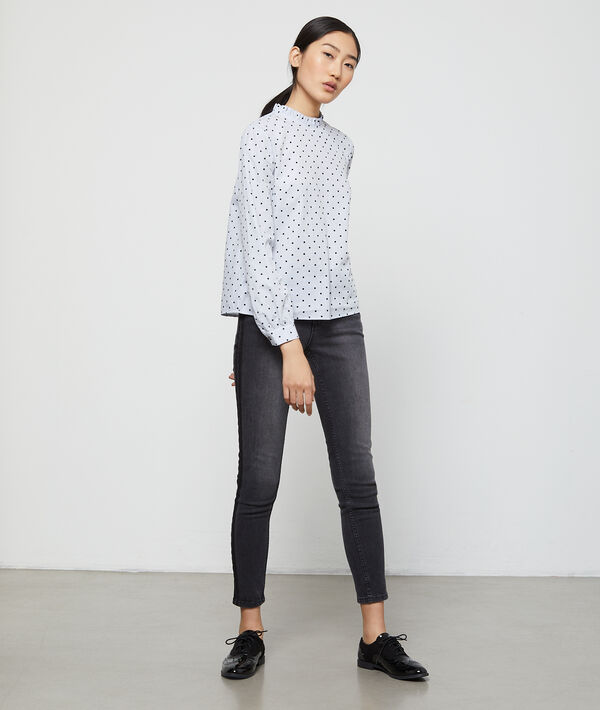 Blouse col rond à pois Blouse col rond à pois