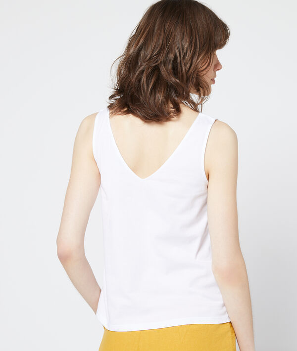 Débardeur à broderie anglaise Débardeur à broderie anglaise