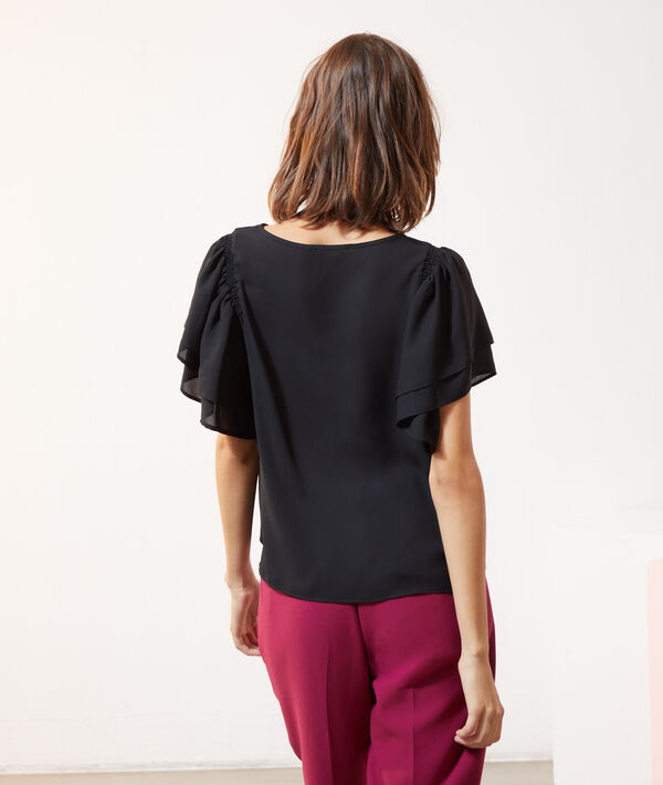 Blouse manches à volants Blouse manches à volants