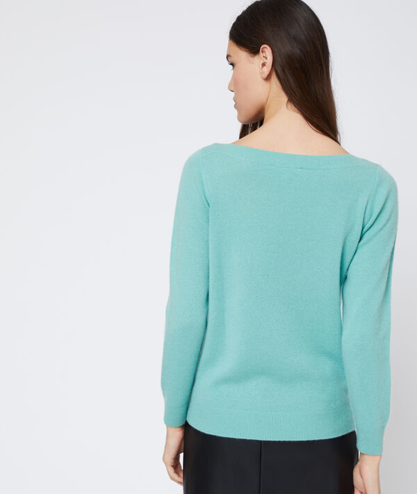 Pull col bateau en cachemire Pull col bateau en cachemire