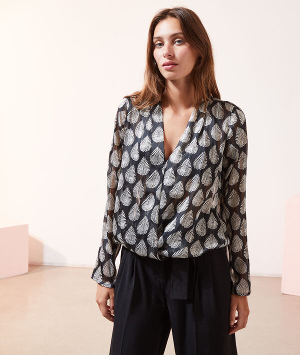 Blouse cache-coeur Blouse cache-coeur