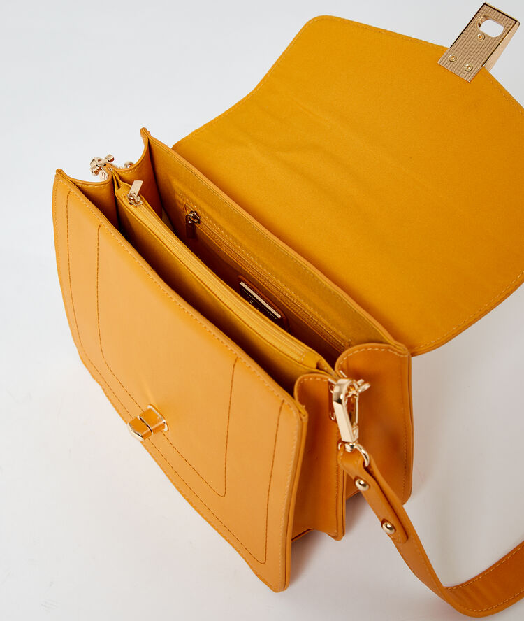 Sac cartable miel.