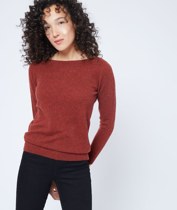 Pull col bateau en cachemire Pull col bateau en cachemire
