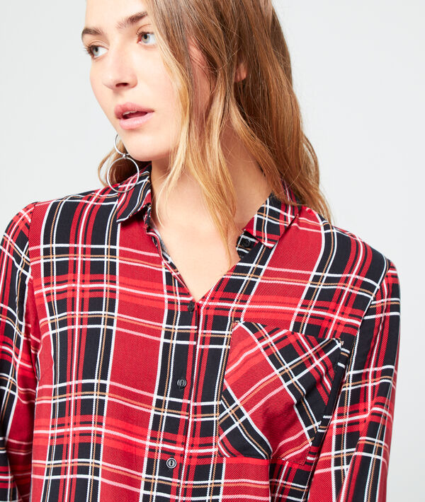 Chemise à imprimé tartan Chemise à imprimé tartan