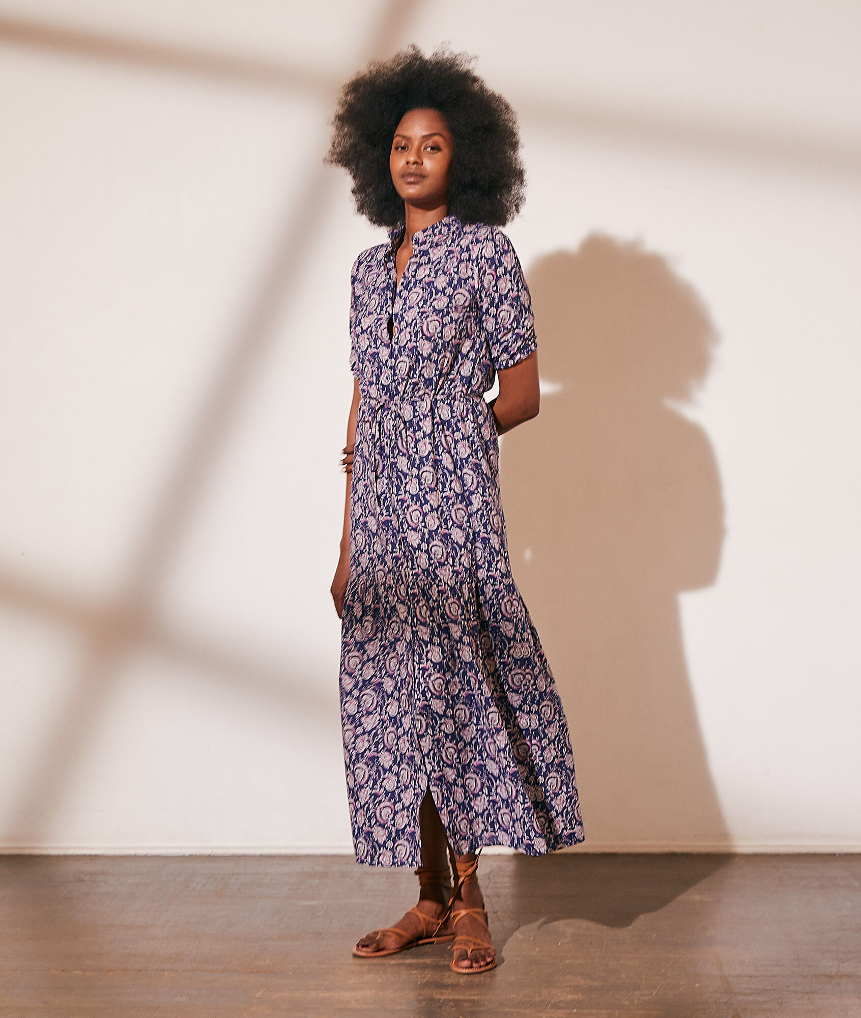 robe longue imprimee