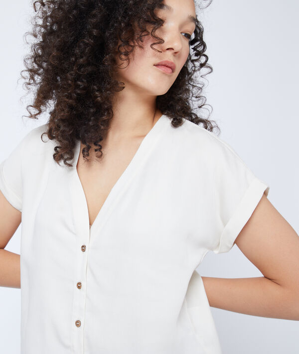 Blouse boutonnée en tencel® Blouse boutonnée en tencel®