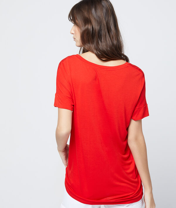 T-shirt uni col V T-shirt uni col V