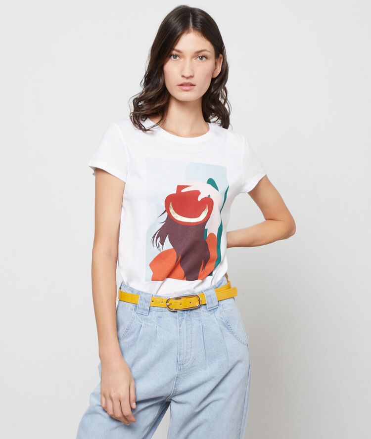 Ceinture effet croco curry.