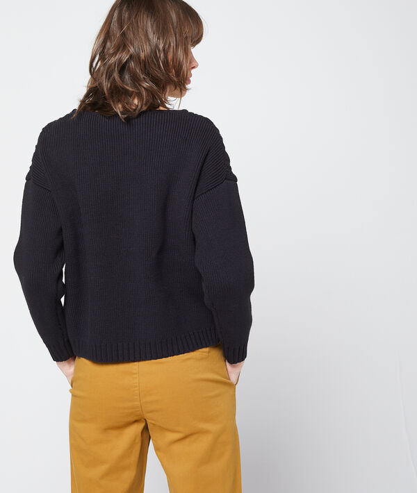 Pull en maille torsadée Pull en maille torsadée