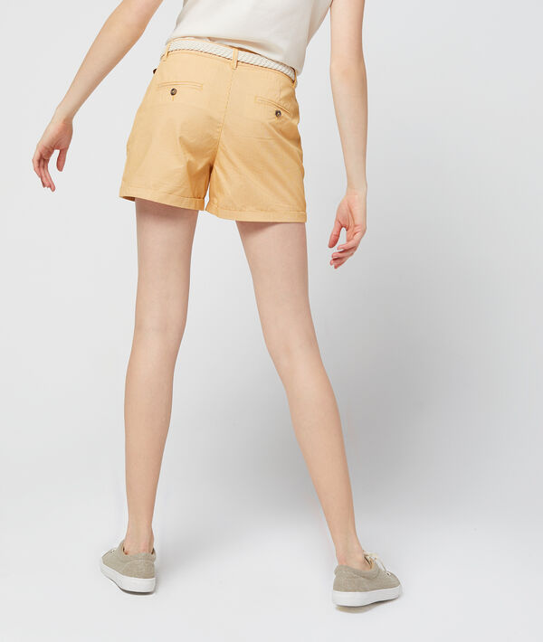 Short ceinturé 100% coton bio Short ceinturé 100% coton bio