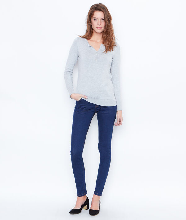 Jean skinny brut.