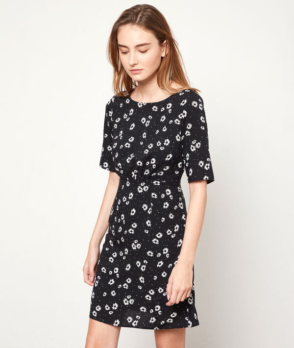 Robe fleurie dos décolleté Robe fleurie dos décolleté