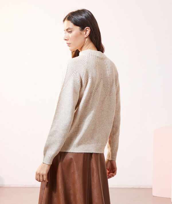 Pull en maille col montant Pull en maille col montant